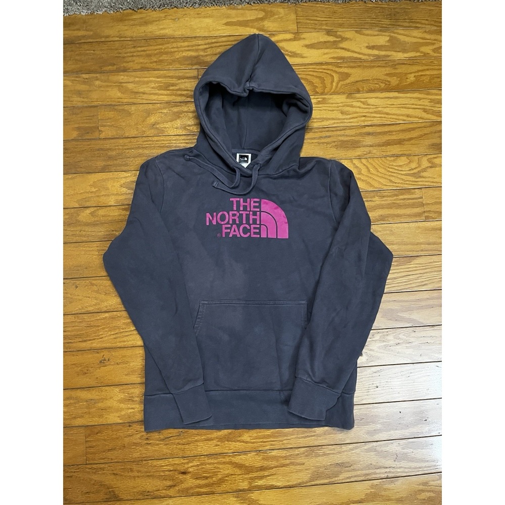 Blue And Pink Women's North Face Pullover Sweater Size Medium